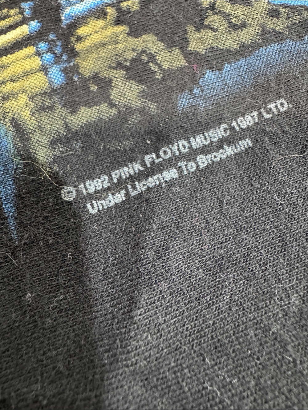 PINK FLOYD Wish You Were Here Vintage 1992 Brockum World wide Tee Shirt L EUC - Picture 6 of 9